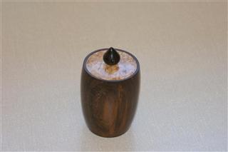 Lidded vessel by Paul Hunt